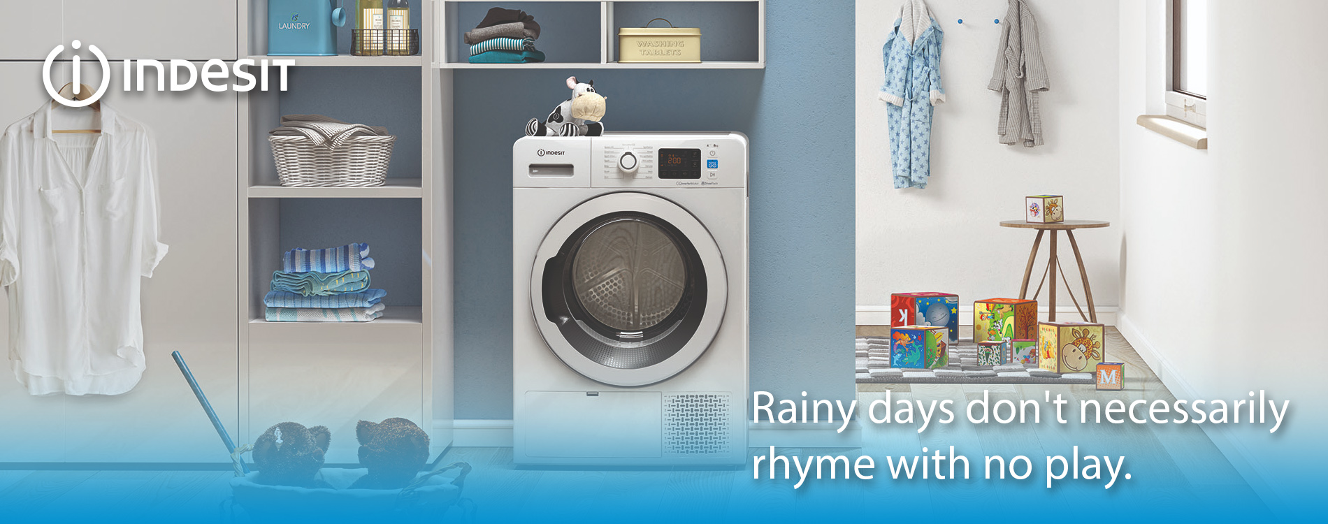shop banner Indesit | Long-lasting, trustworthy, proven.