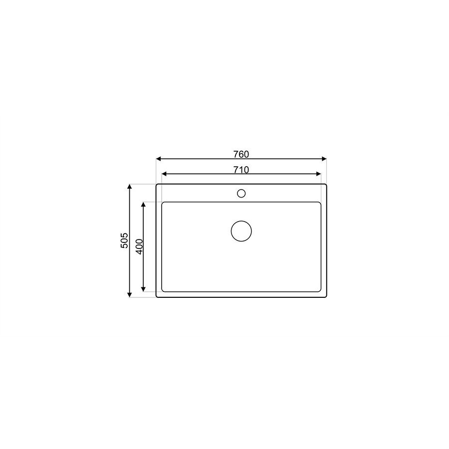 additioanl image for  Asil 1.5 Bowl Sink 100 x 51 cms 