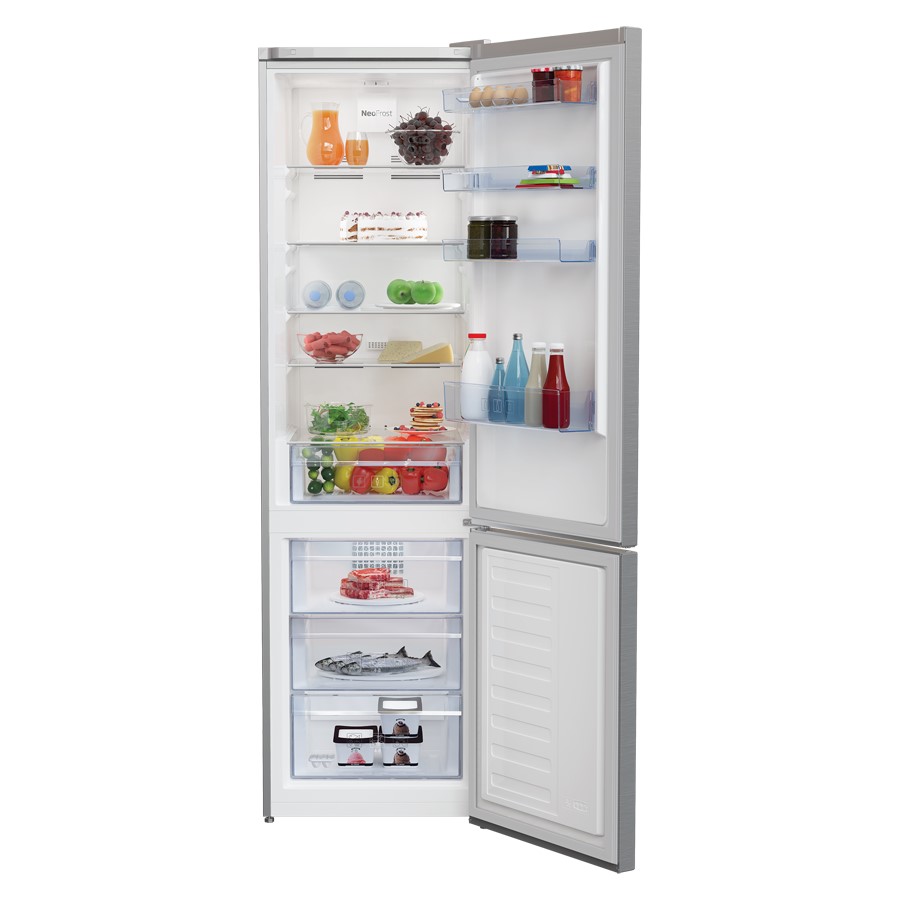 additioanl image for  Beko Fridge Freezer No Frost S/Steel 