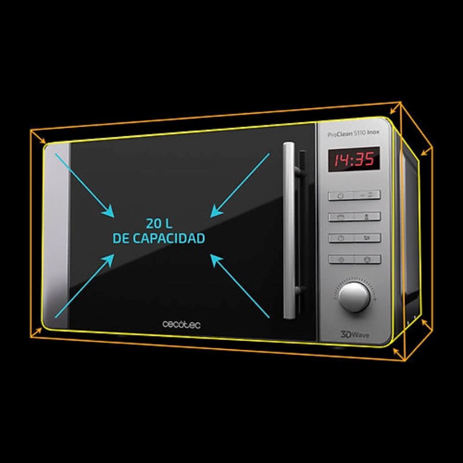 additioanl image for  Cecotec Microwave ProClean Inox 5110 