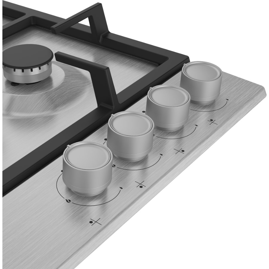 additioanl image for  Beko Hob Gas 4 Burners Silver 
