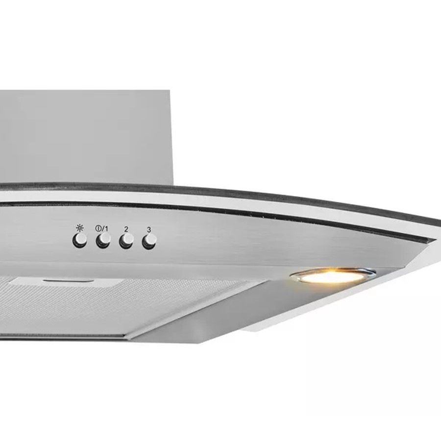additioanl image for  Beko Hood Round Glass S/Steel 60 cm 