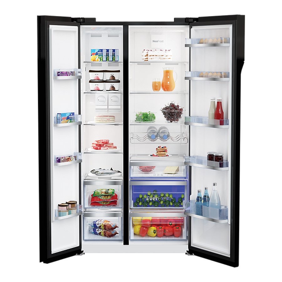additioanl image for  Beko American Style SideBySide Black 