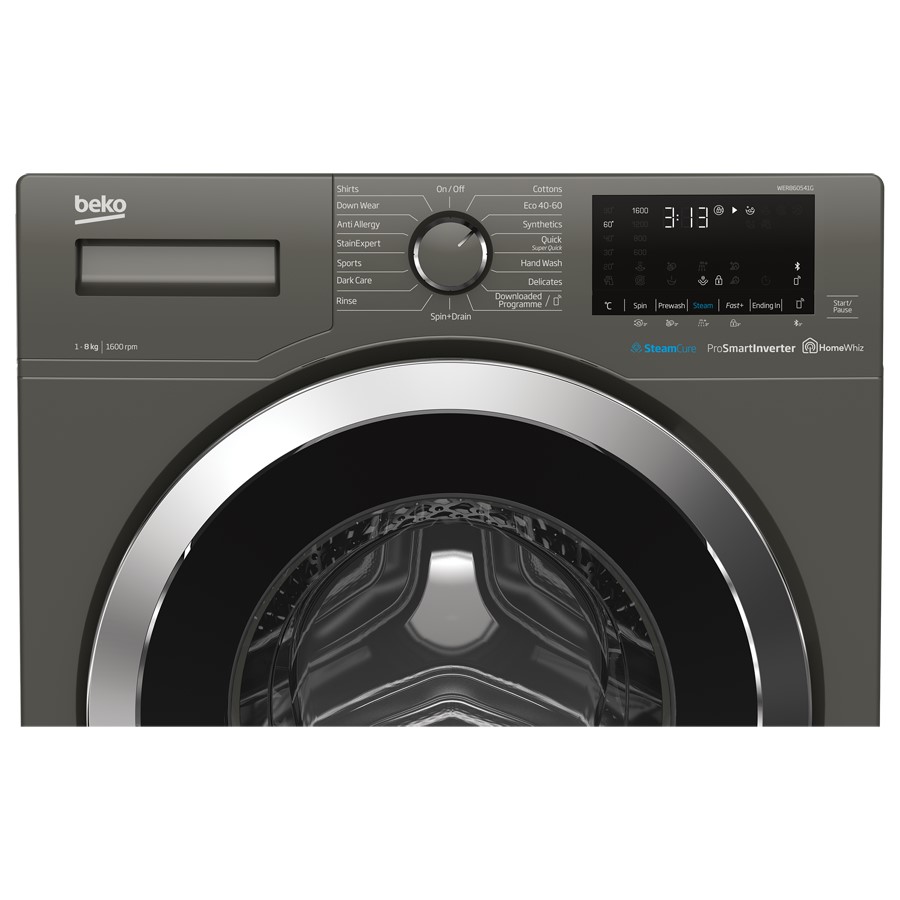 additioanl image for  Beko 8Kg Washing Machine 1400rpm Grey 