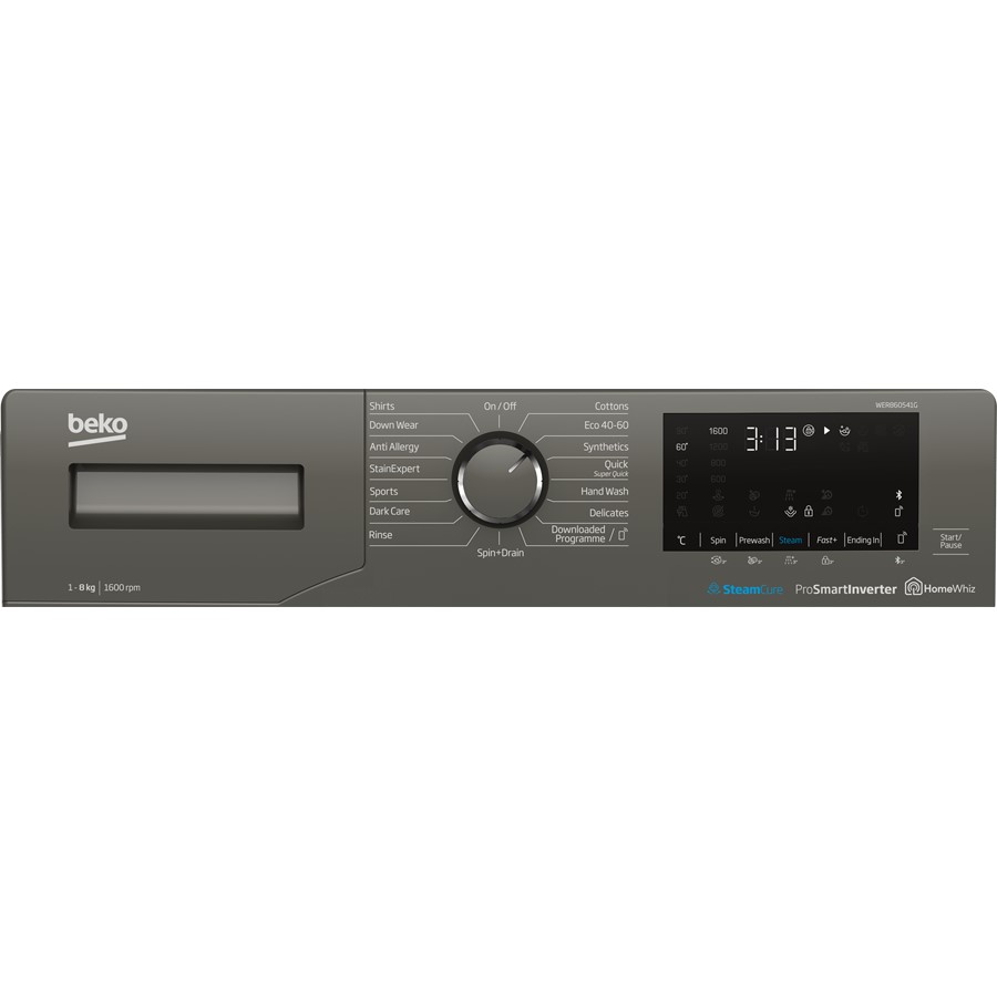 additioanl image for  Beko 8Kg Washing Machine 1400rpm Grey 
