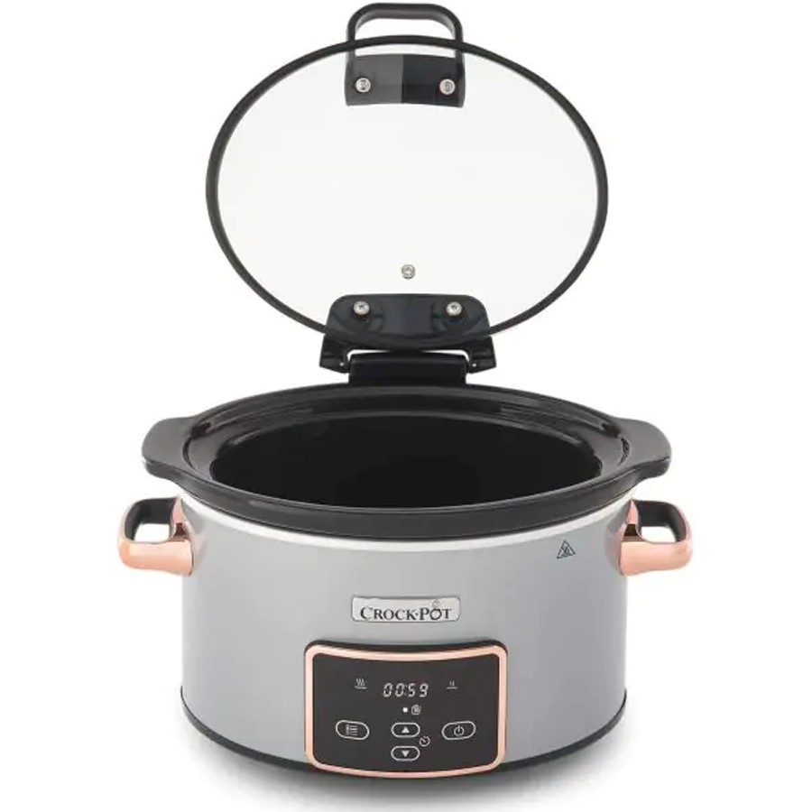 additioanl image for  Crockpot Slow Cooker 3.5L Silver & Rose 