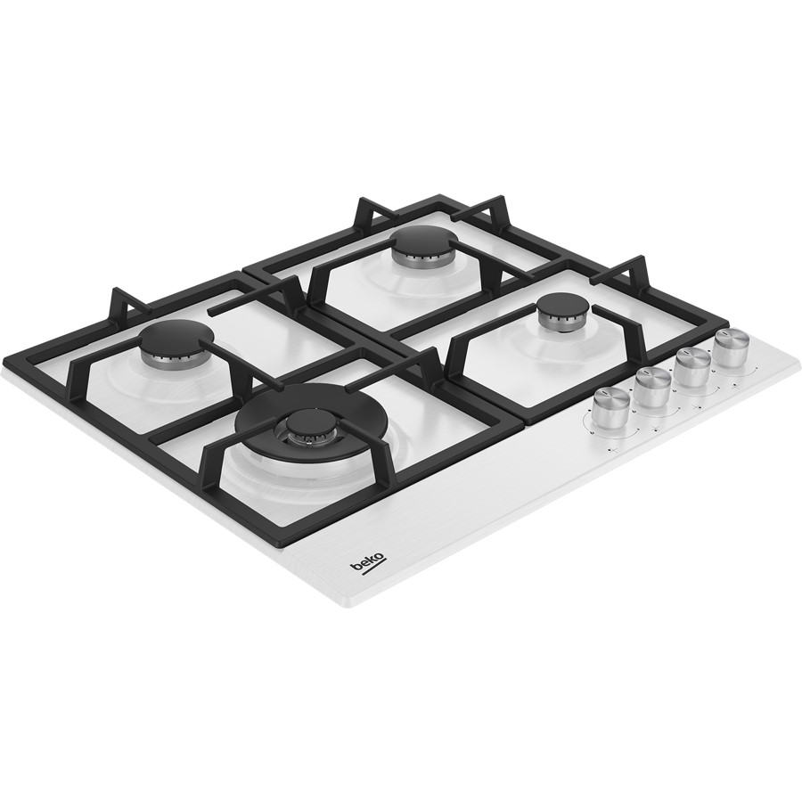 additioanl image for  Beko Hob Gas 4 Burners White 