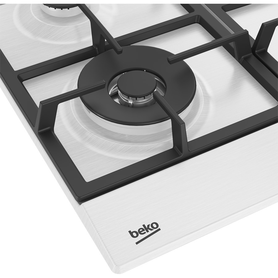 additioanl image for  Beko Hob Gas 4 Burners White 