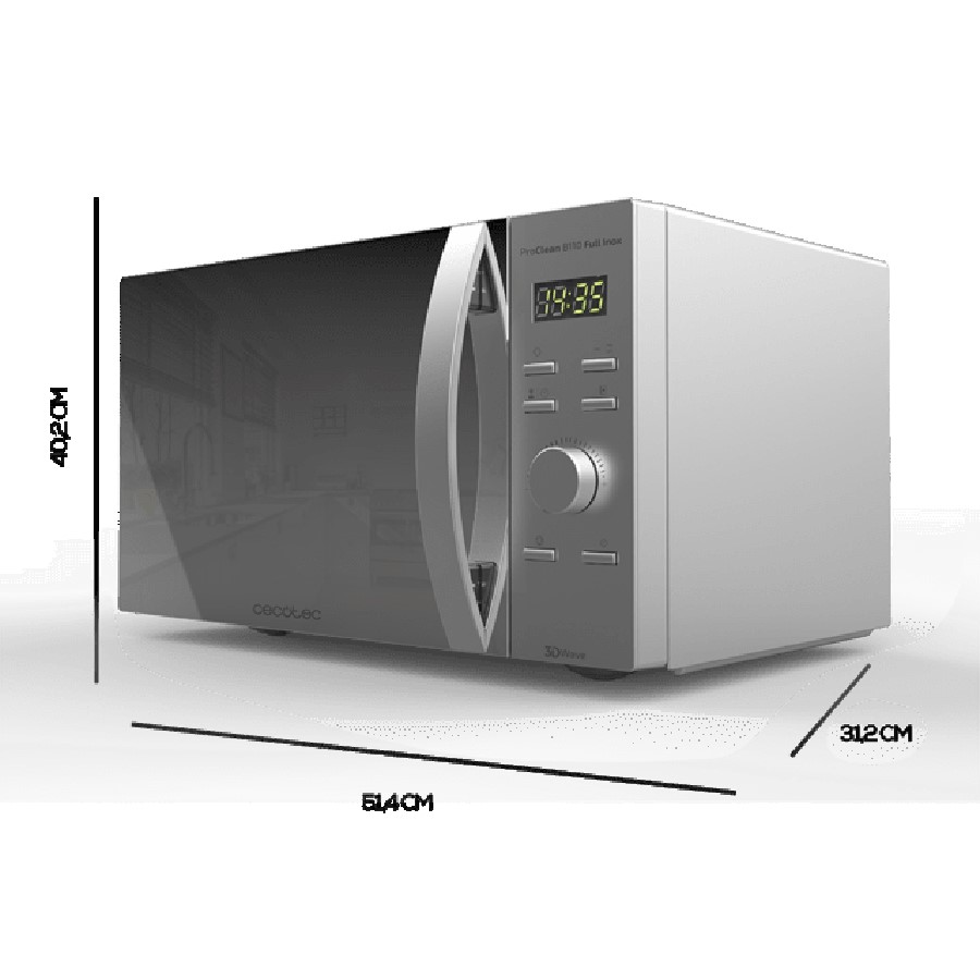additioanl image for  Cecotec Microwave-Grill ProClean8110 28L 