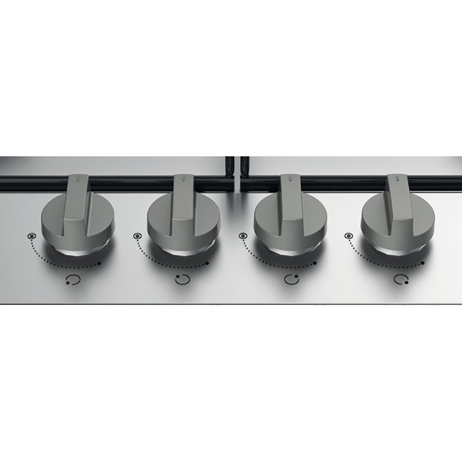 additioanl image for  Indesit Hob Gas 4 Burner Stainless Steel 