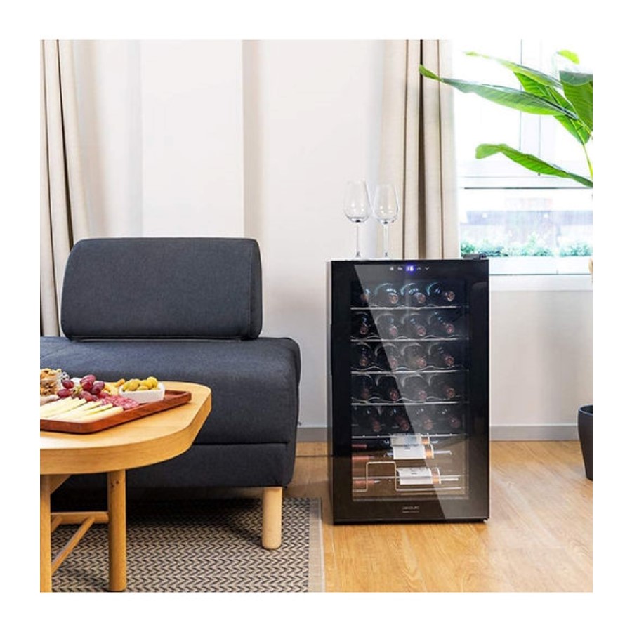 additioanl image for  Cecotec Wine Cooler Black 24 Bottles 
