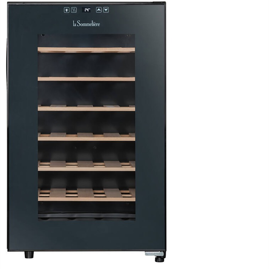 additioanl image for  Sommeliere Wine Cooler 28 Bottle Black 