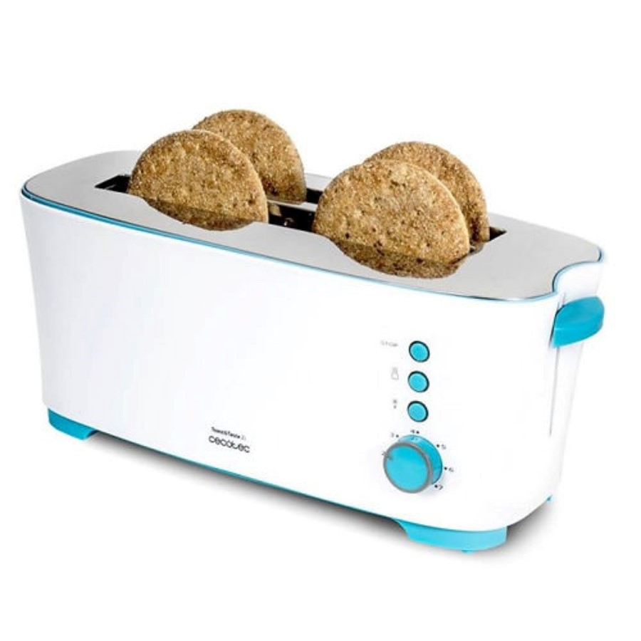additioanl image for  Cecotec Toaster 2 Long Slice White/Blue 