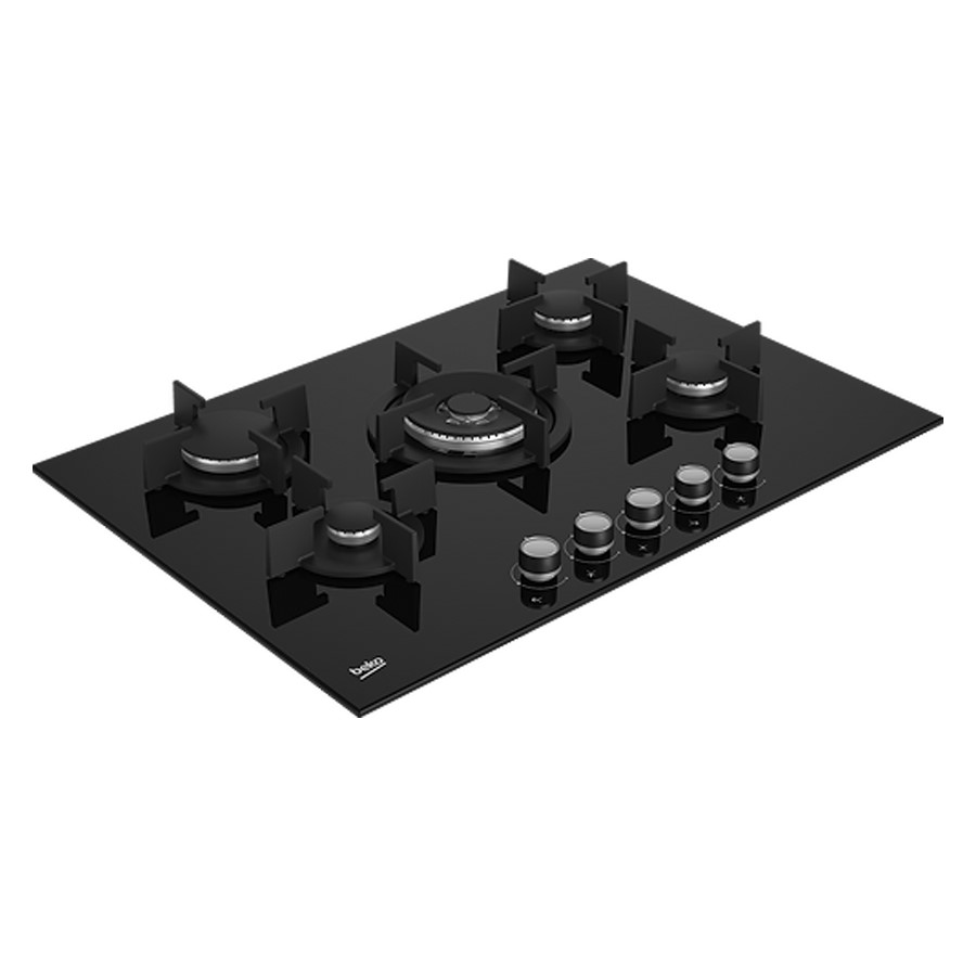additioanl image for  Beko Hob Gas 5 Burners Black 