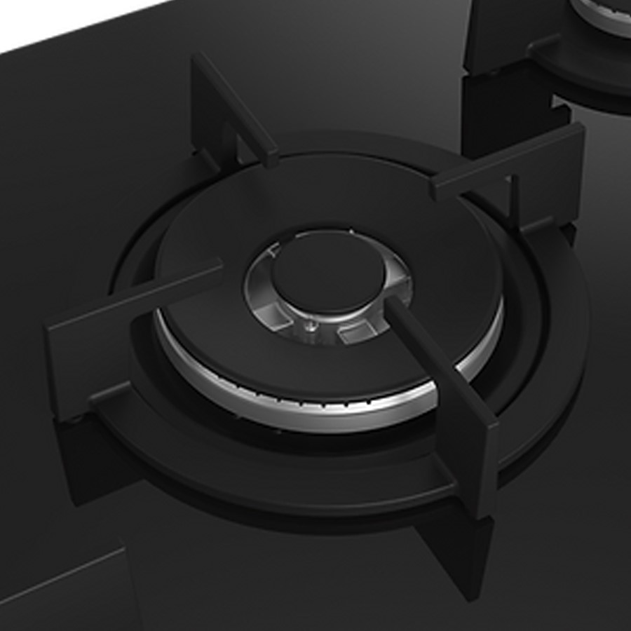 additioanl image for  Beko Hob Gas 5 Burners Black 