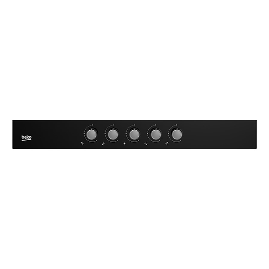 additioanl image for  Beko Hob Gas 5 Burners Black 