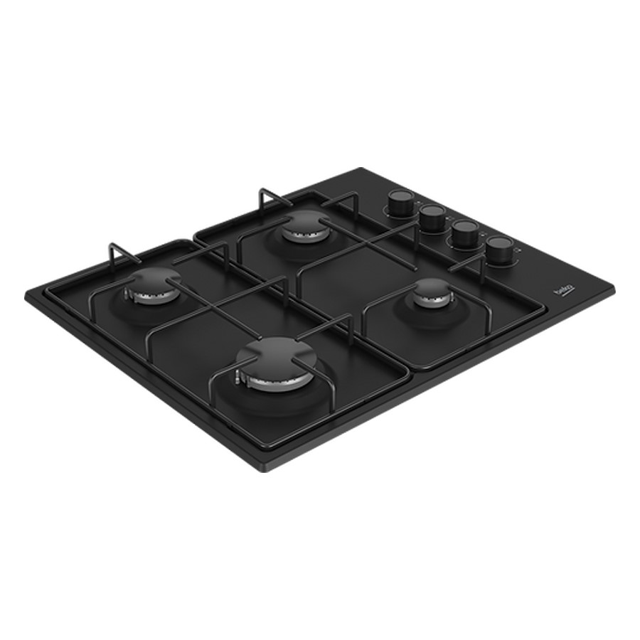 additioanl image for  Beko Hob Gas 4 Burner Black 61 cm 