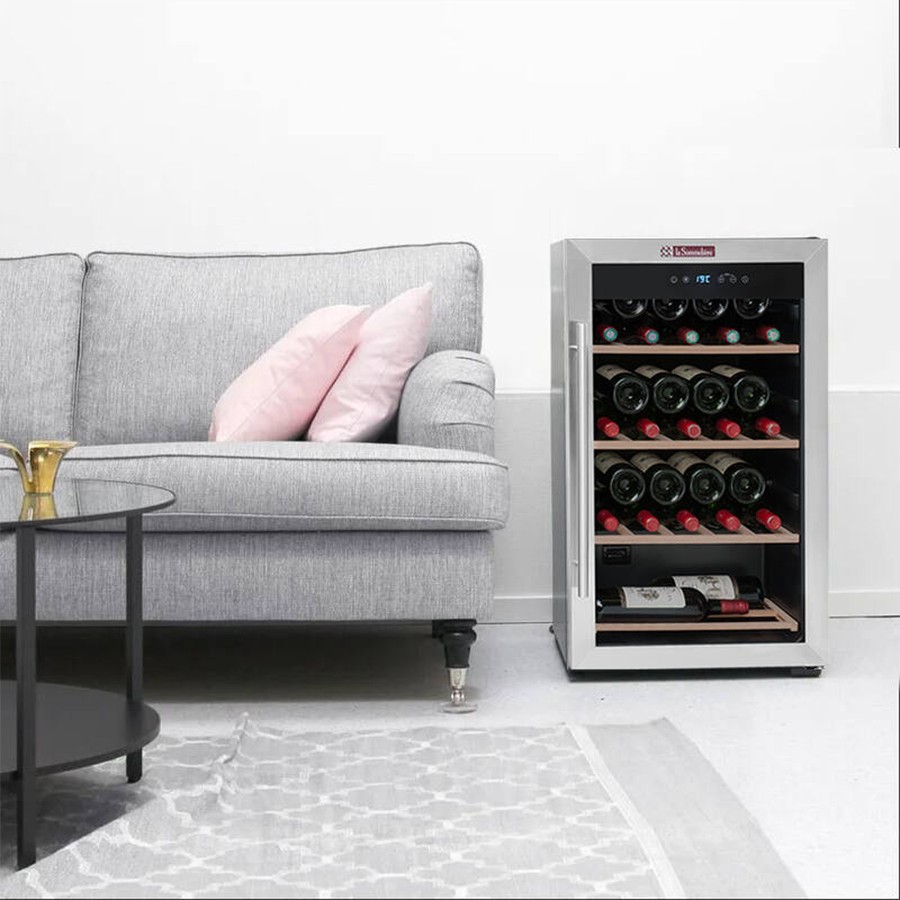 additioanl image for  Sommeliere Wine Cooler 34 Bottle S/Steel 