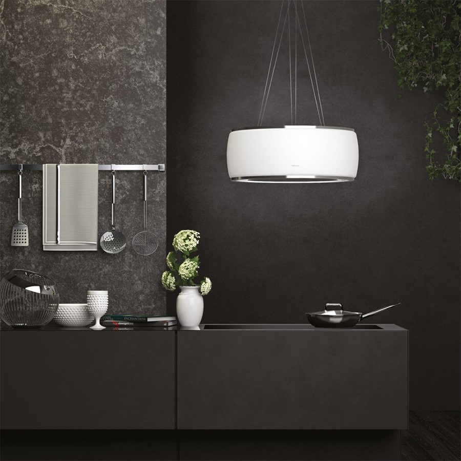 additioanl image for  Falmec Island Hood Soffio White 58 cm 