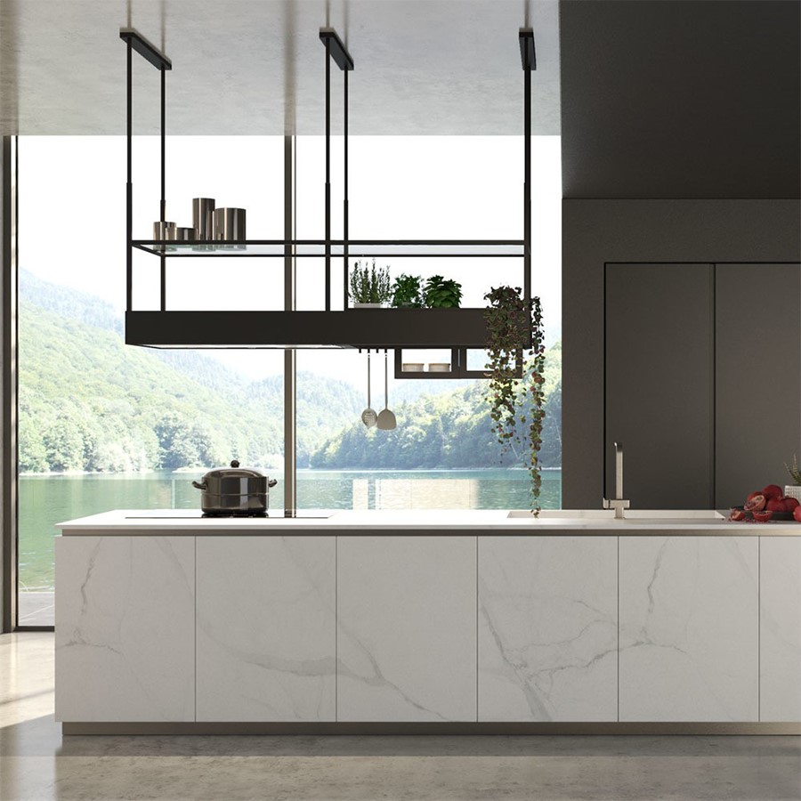 additioanl image for  Falmec Hood Spazio Black 180 cm 