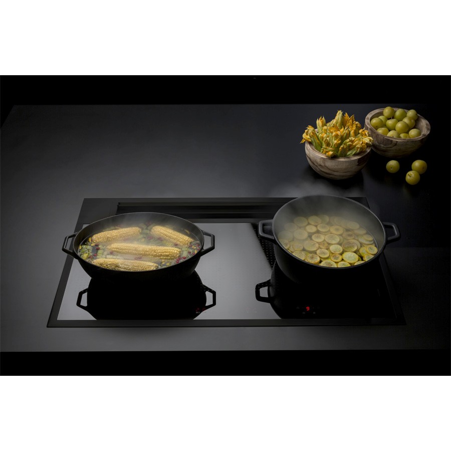 additioanl image for  Falmec Hob Sinestri Black built-in Hood 