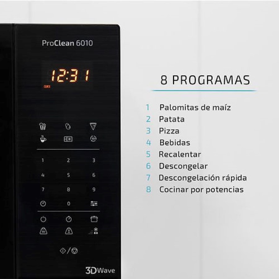 additioanl image for  Cecotec Microwave ProClean 23 Litres 