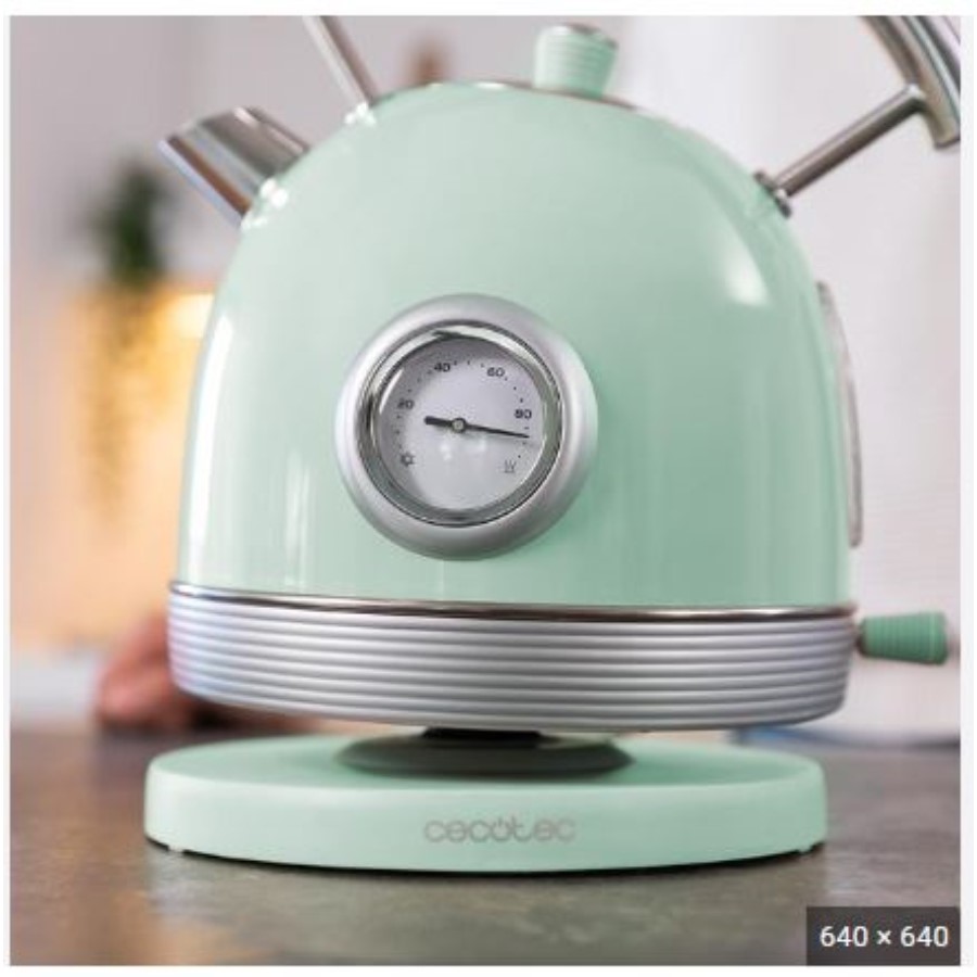 additioanl image for  Cecotec Kettle Vintage Light Green 