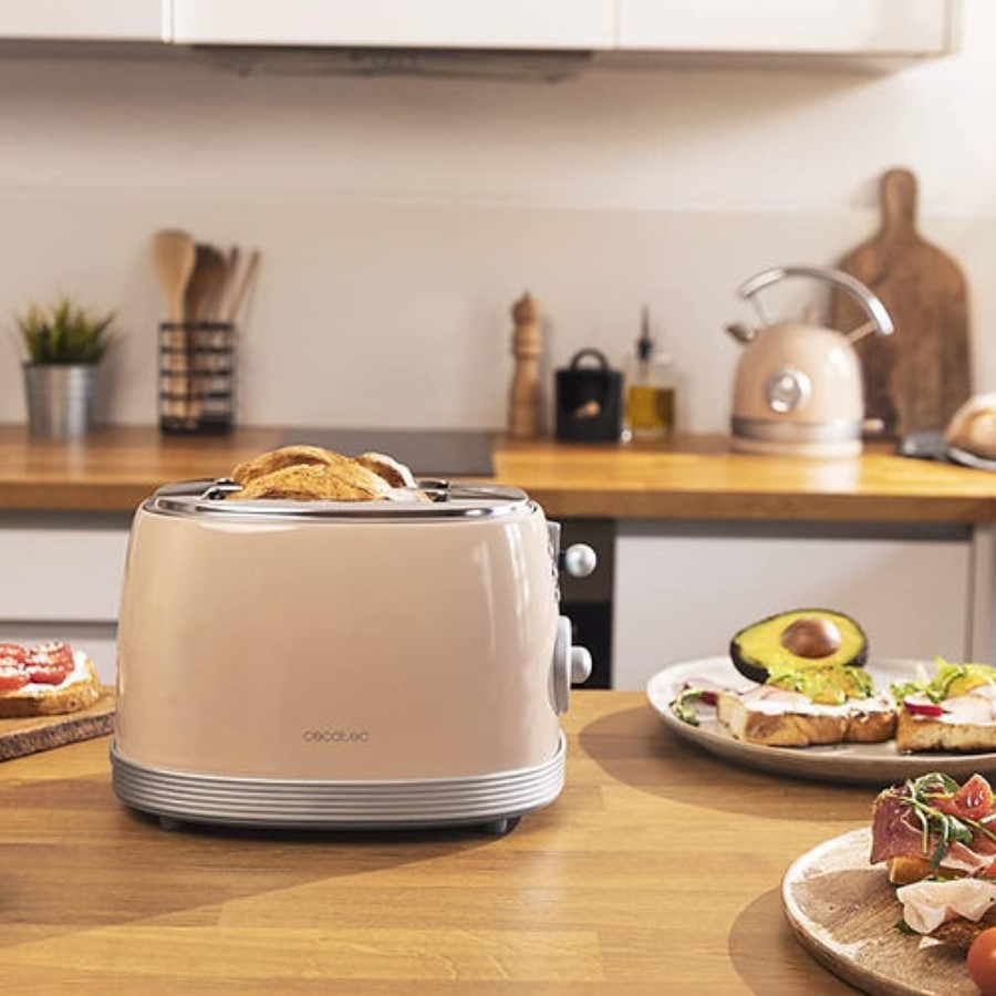 additioanl image for  Cecotec Toaster Vintage Light Beige 