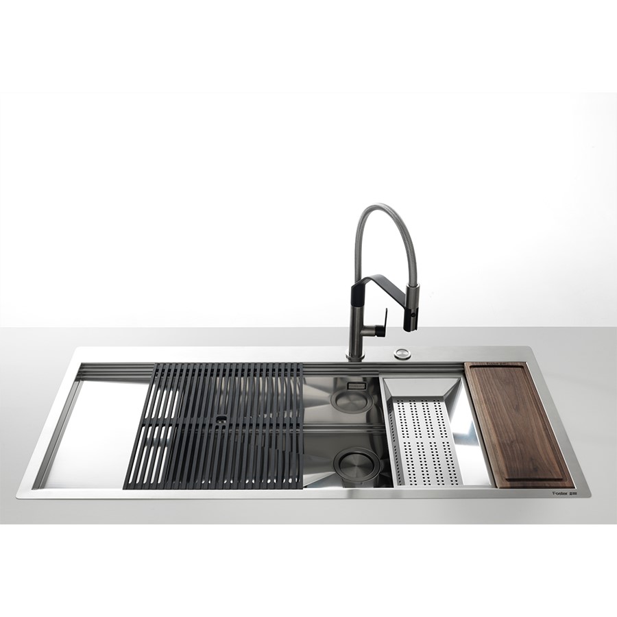 additioanl image for  Foster Sink Milanello S/Steel 118 x 52cm 
