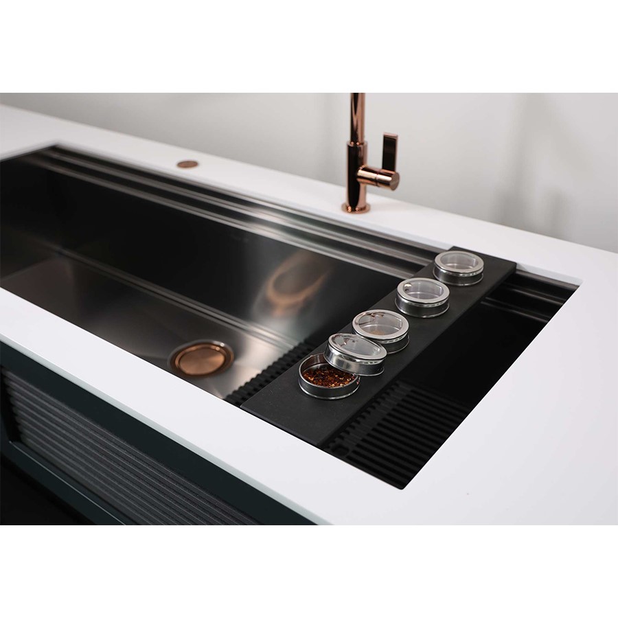 additioanl image for  Foster Sink H/Hour Gun Metal UM 124x51cm 