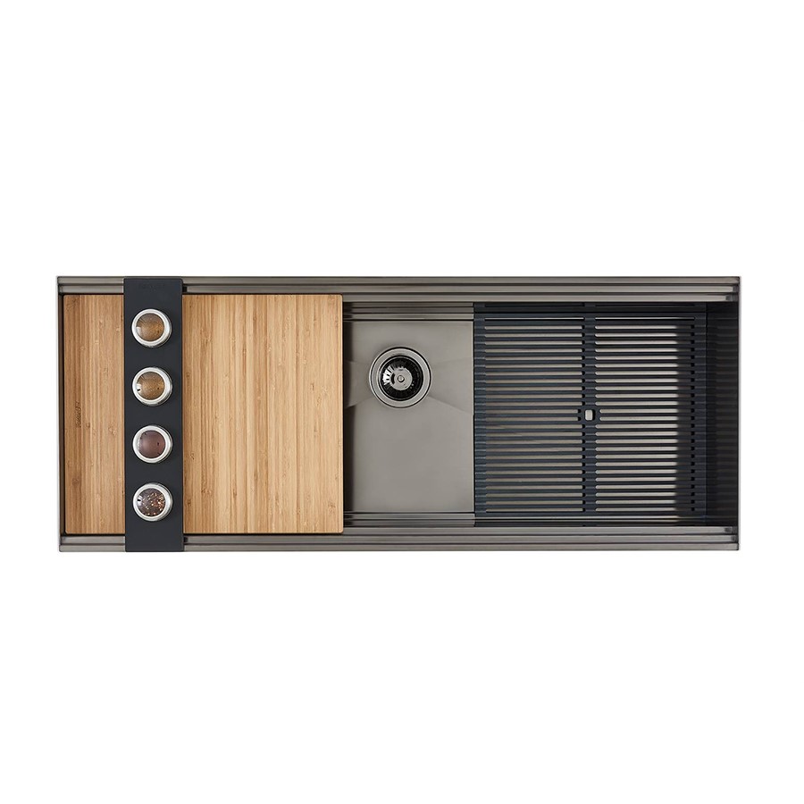 additioanl image for  Foster Sink H/Hour Gun Metal UM 124x51cm 