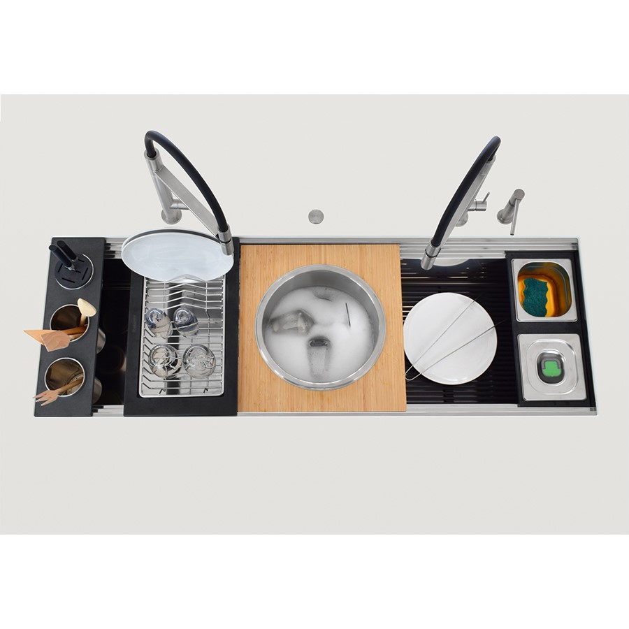 additioanl image for  Foster Sink H/Hour UM S/Steel 145 x 51cm 
