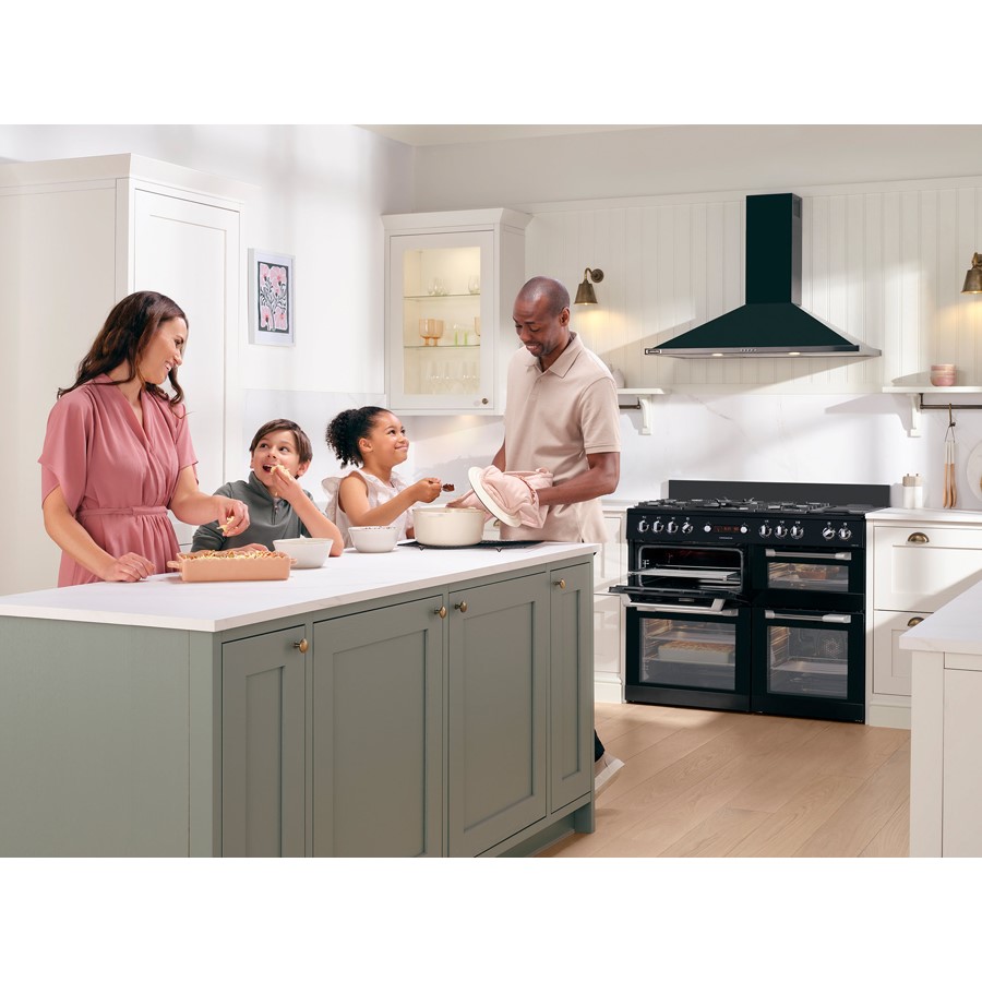 additioanl image for  Leisure 110 cm Dual Fuel Cooker Black 