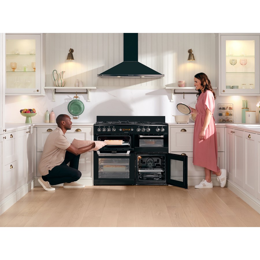additioanl image for  Leisure 110 cm Dual Fuel Cooker Black 