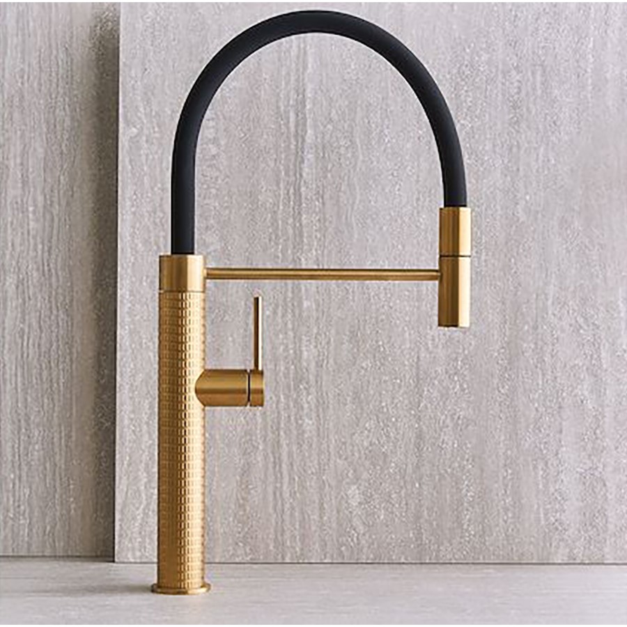 additioanl image for  Foster Mixer Tap Flexible Head Skin Gold 