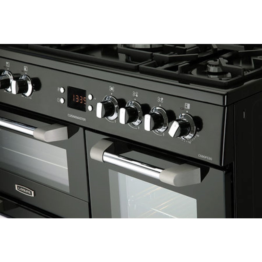 additioanl image for  Leisure 90 cm Dual Fuel Cooker Black 