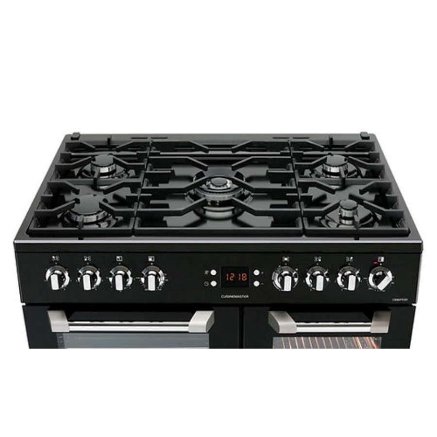 additioanl image for  Leisure 90 cm Dual Fuel Cooker Black 