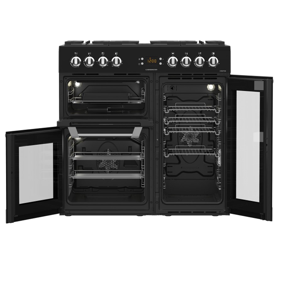 additioanl image for  Leisure 90 cm Dual Fuel Cooker Black 