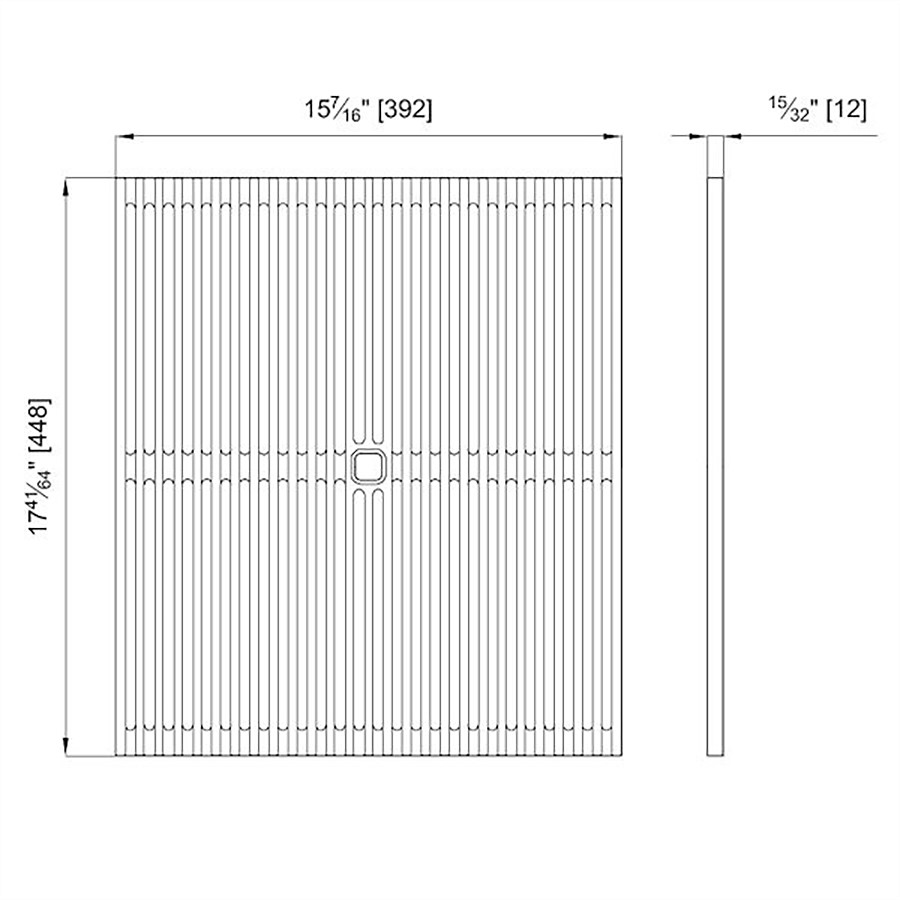 additioanl image for  Foster Milanello Black Grid For Sink 