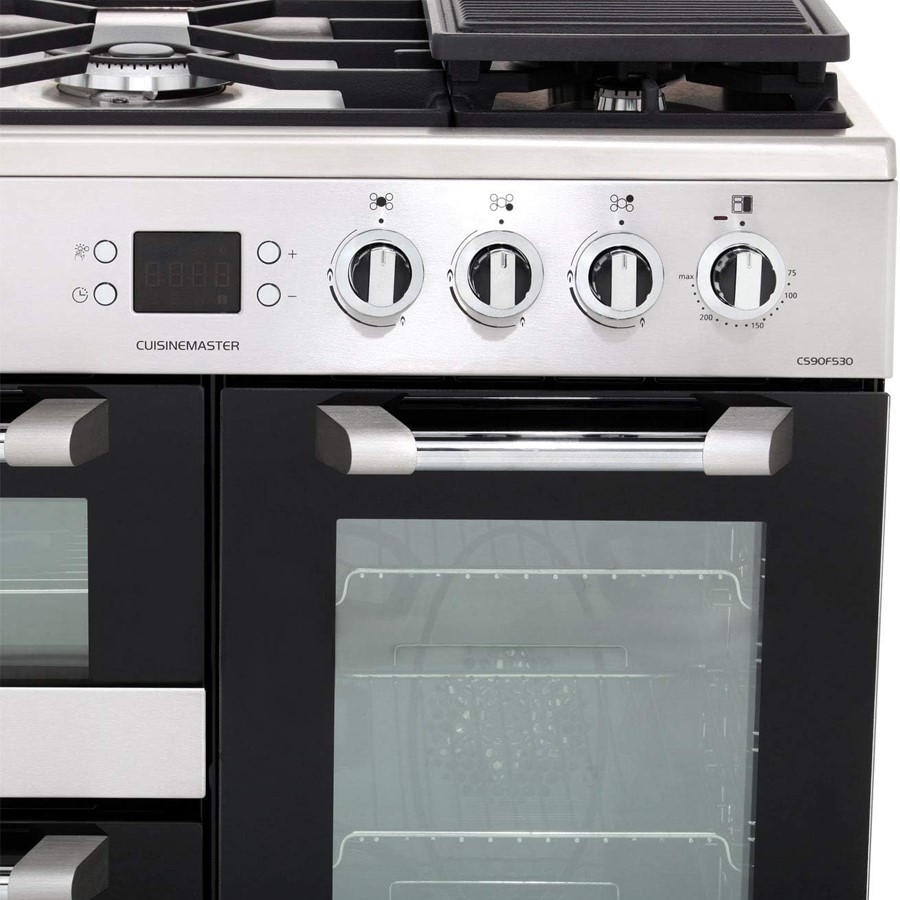 additioanl image for  Leisure 90 cm Dual Fuel Cooker S/Steel 