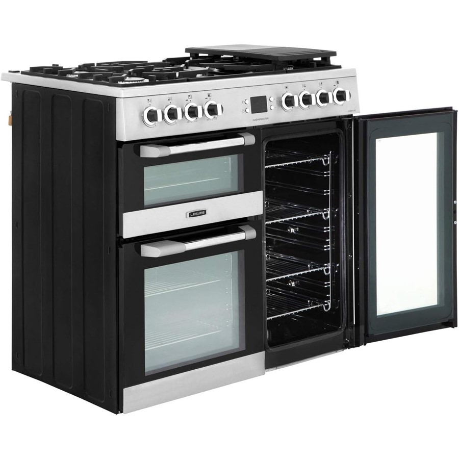 additioanl image for  Leisure 90 cm Dual Fuel Cooker S/Steel 