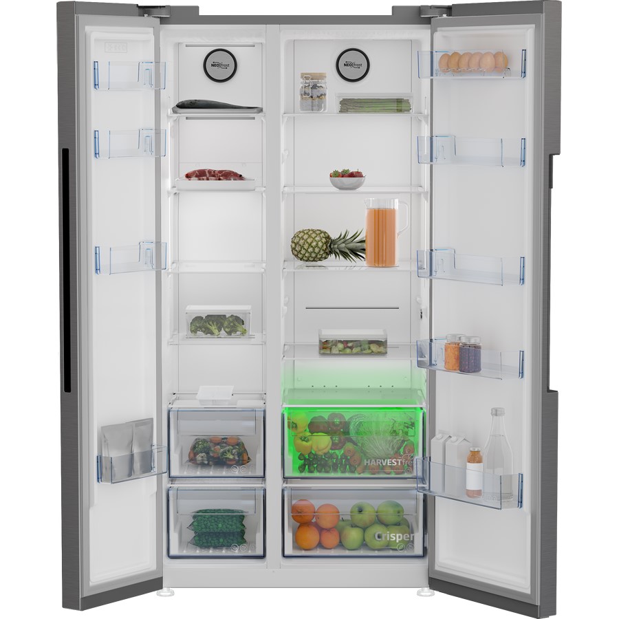 additioanl image for  Beko American Style SideBySide Inox 