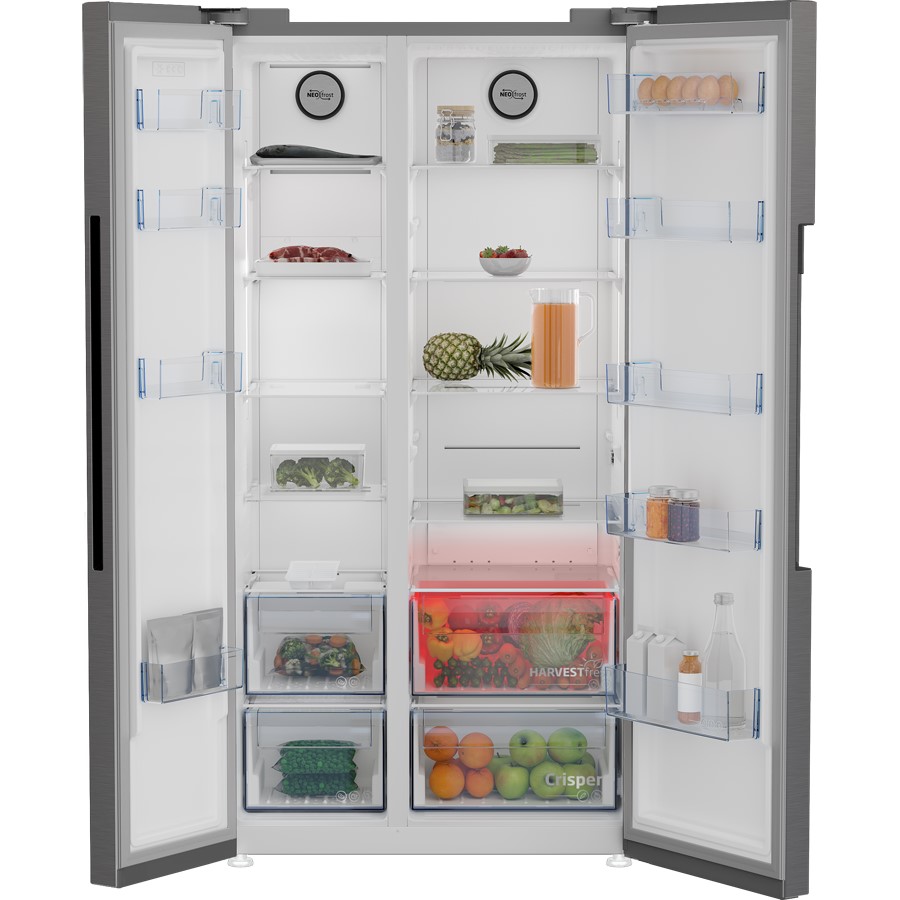 additioanl image for  Beko American Style SideBySide Inox 