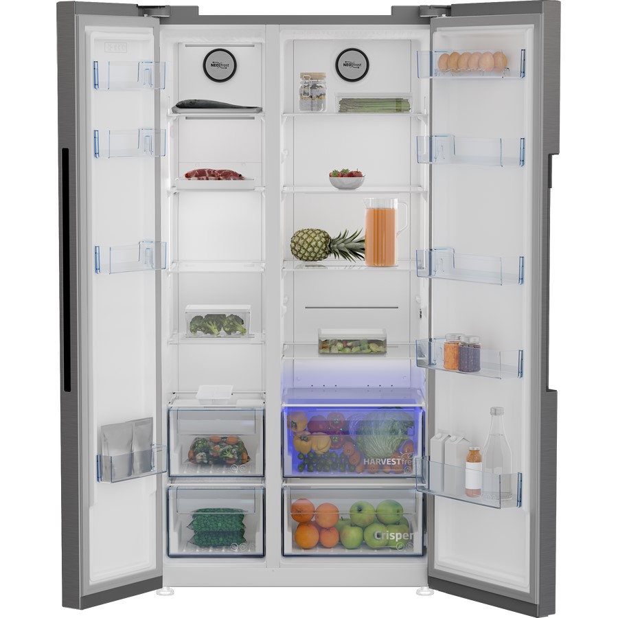 additioanl image for  Beko American Style SideBySide Inox 