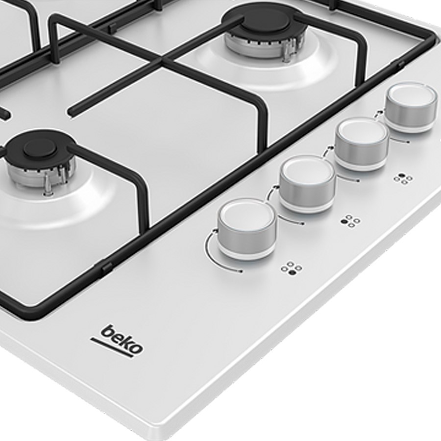 additioanl image for  Beko Hob Gas 4 Burner White 