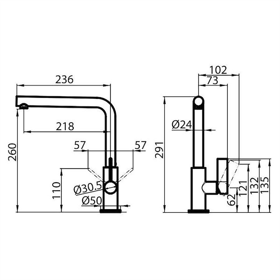 additioanl image for  Foster Mixer Tap Omega Gold 