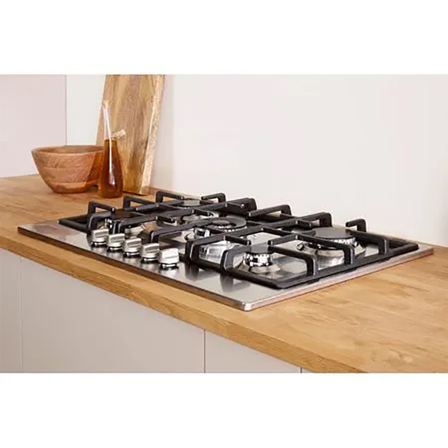 additioanl image for  Indesit Hob Gas 5 Burner Stainless Steel 