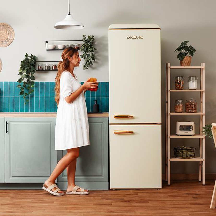 additioanl image for  Cecotec Retro Fridge Combi Beige 300 L 