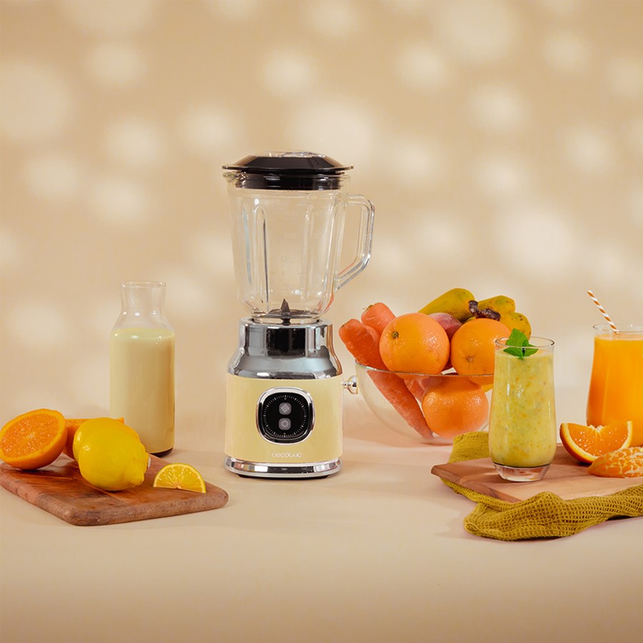 additioanl image for  Cecotec Blender Retro Twist Yellow 