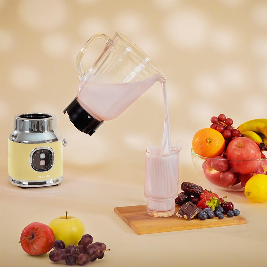 additioanl image for  Cecotec Blender Retro Twist Yellow 